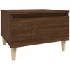 Image de vidaXL Table d'appoint ChÃªne marron 50x46x35 cm Bois d'ingÃ©nierie