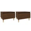 Image de vidaXL Tables d'appoint 2 pcs ChÃªne marron 50x46x35 cm Bois ingÃ©nierie