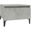 Image de vidaXL Table d'appoint Gris bÃ©ton 50x46x35 cm Bois d'ingÃ©nierie