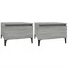 Image de vidaXL Tables d'appoint 2 pcs Sonoma gris 50x46x35 cm Bois ingÃ©nierie