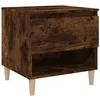 Image de vidaXL Table de chevet ChÃªne fumÃ© 50x46x50 cm Bois d'ingÃ©nierie
