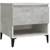 Image de vidaXL Table d'appoint Gris bÃ©ton 50x46x50 cm Bois d'ingÃ©nierie