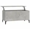 Image de vidaXL Table basse Gris bÃ©ton 90x44,5x45 cm Bois d'ingÃ©nierie