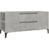 Image de vidaXL Meuble TV Gris bÃ©ton 102x44,5x50 cm Bois d'ingÃ©nierie