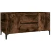 Image de Vidaxl Meuble Tv ChÃªne FumÃ© 102x44,5x50 Cm Bois D'ingÃ©nierie