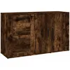 Image de Vidaxl Buffet ChÃªne FumÃ© 100x33x59,5 Cm Bois D'ingÃ©nierie