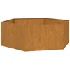 Image de Vidaxl JardiniÃ¨re Gris 120x120x45 Cm Acier Corten