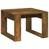 Image de vidaXL Table d'appoint ChÃªne fumÃ© 50x50x35 cm Bois d'ingÃ©nierie