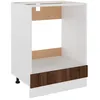 Image de vidaXL Armoire Ã  four Lyon ChÃªne marron 60x46x81,5 cm