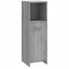 Image de vidaXL Armoire de bain Sonoma gris 30x30x95 cm Bois d'ingÃ©nierie