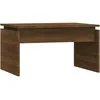 Image de vidaXL Table basse ChÃªne marron 68x50x38 cm Bois d'ingÃ©nierie