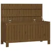 Image de Vidaxl BoÃ®te De Rangement De Jardin Marron Miel 108x42,5x54cm Bois Pin