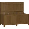 Image de Vidaxl BoÃ®te De Rangement De Jardin Marron Miel 147x68x64 Cm Bois Pin