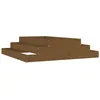 Image de Vidaxl JardiniÃ¨re Marron Miel 110x110x27 Cm Bois Massif De Pin