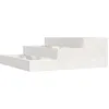 Image de Vidaxl JardiniÃ¨re Blanc 78x78x27 Cm Bois Massif De Pin
