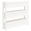 Image de Vidaxl JardiniÃ¨re Blanc 112x25x104,5 Cm Bois Massif De Pin