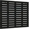 Image de vidaXL TÃªte de lit murale Noir 126x3x91,5 cm Bois massif de pin
