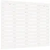 Image de vidaXL TÃªte de lit murale Blanc 146x3x91,5 cm Bois massif de pin