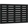 Image de vidaXL TÃªte de lit murale Noir 106x3x63 cm Bois massif de pin
