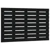 Image de vidaXL TÃªte de lit murale Noir 96x3x63 cm Bois massif de pin