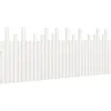 Image de vidaXL TÃªte de lit murale Blanc 204x3x80 cm Bois massif de pin