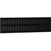 Image de vidaXL TÃªte de lit murale Noir 204x3x60 cm Bois massif de pin