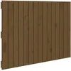 Image de vidaXL TÃªte de lit murale Marron miel 95,5x3x60 cm Bois massif de pin