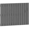 Image de vidaXL TÃªte de lit murale Gris 82,5x3x60 cm Bois massif de pin