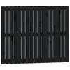 Image de vidaXL TÃªte de lit murale Noir 108x3x90 cm Bois massif de pin