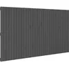 Image de vidaXL TÃªte de lit murale Gris 204x3x110 cm Bois massif de pin