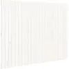 Image de vidaXL TÃªte de lit murale Blanc 146,5x3x110 cm Bois massif de pin