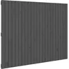 Image de vidaXL TÃªte de lit murale Gris 146,5x3x110 cm Bois massif de pin