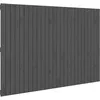 Image de vidaXL TÃªte de lit murale Gris 166x3x110 cm Bois massif de pin