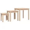 Image de vidaXL Tables gigognes 3 pcs Bois de pin massif