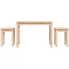 Image de vidaXL Tables gigognes 3 pcs Bois de pin massif