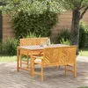 Image de Vidaxl Ensemble De Salle Ã Manger De Jardin 3 PiÃ¨ces En Bois D'acacia