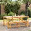 Image de Vidaxl Ensemble De Salle Ã Manger De Jardin 6 PiÃ¨ces Bois Massif Acacia