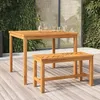 Image de Vidaxl Banc De Jardin 80 Cm Bois Massif D'acacia