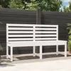 Image de Vidaxl Banc De Jardin Blanc 157,5 Cm Bois Massif De Pin
