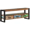 Image de vidaXL Meuble TV 120x30x45 cm Bois massif de rÃ©cupÃ©ration