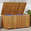 Image de Coffre De Rangement Jardin 150x80x75 Cm Bois Massif Acacia HuilÃ©