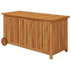 Image de BoÃ®te De Rangement De Jardin Avec Doublure ImpermÃ©able & PoignÃ©es Acacia Solide Mobile