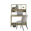 Image de Bureaux VidaXL  Bureau  avec étagères Marron 102x45x148 cm P31599916