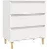 Image de vidaXL Buffet Blanc 60x35x70 cm Bois d'ingÃ©nierie