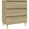 Image de vidaXL Buffet ChÃªne sonoma 60x35x70 cm Bois d'ingÃ©nierie