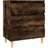Image de vidaXL Buffet ChÃªne fumÃ© 60x35x70 cm Bois d'ingÃ©nierie