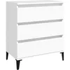 Image de vidaXL Buffet Blanc 60x35x70 cm Bois d'ingÃ©nierie
