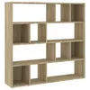 Image de Vidaxl BibliothÃ¨que/SÃ©parateur De PiÃ¨ce ChÃªne Sonoma 105x24x102 Cm