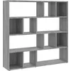 Image de BibliothÃ¨que/SÃ©parateur de piÃ¨ce Sonoma gris 105x24x102 cm vidaXL vidaXL