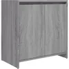 Image de vidaXL Armoire de bain Sonoma gris 60x33x61 cm Bois d'ingÃ©nierie